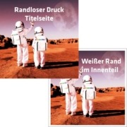 FAQ - Bild zeigt Druck mit weißem Rand und mit Beschnitt