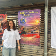Abiturplakat mit persönlicher Botschaft